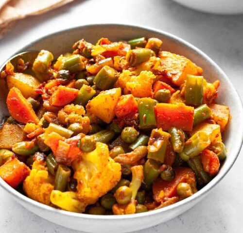 Indian mixed vegetables