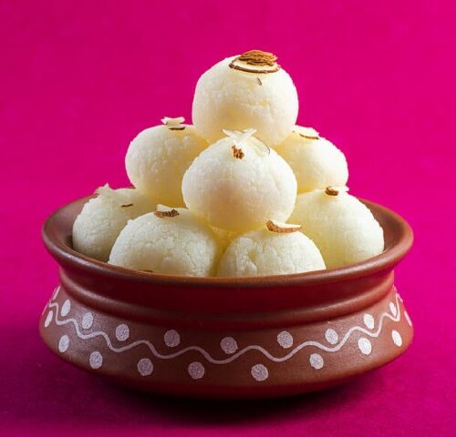 rasgulla Indian sweets store